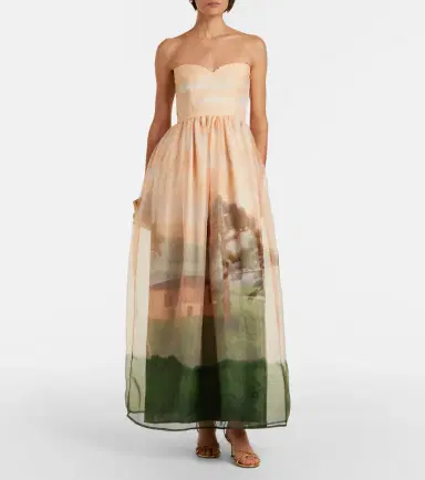 Agua by Agua Bendita Tonia Páramo printed cocktail dress | Thumbnail 2