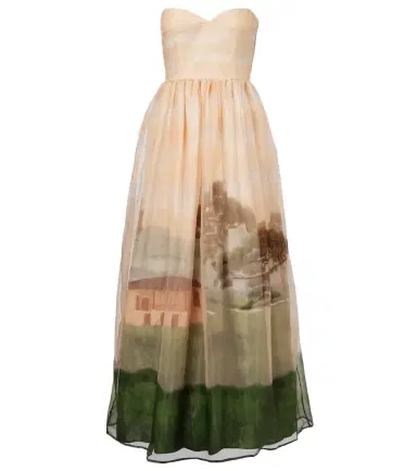 Agua by Agua Bendita Tonia Páramo printed cocktail dress | Thumbnail 1