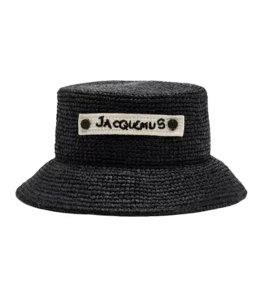 Jacquemus Le Bob Plage raffia bucket hat | Thumbnail 1