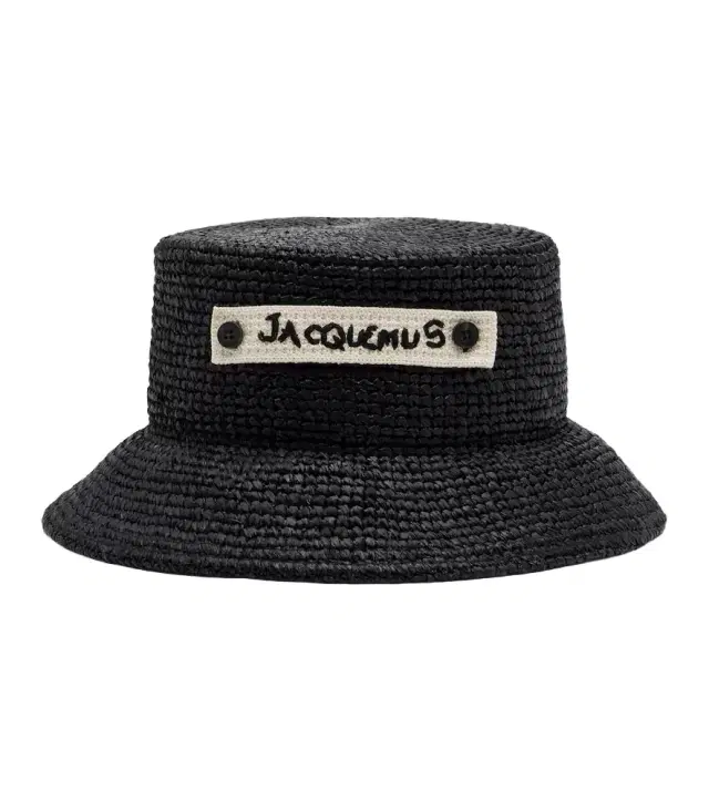 Jacquemus Le Bob Plage raffia bucket hat