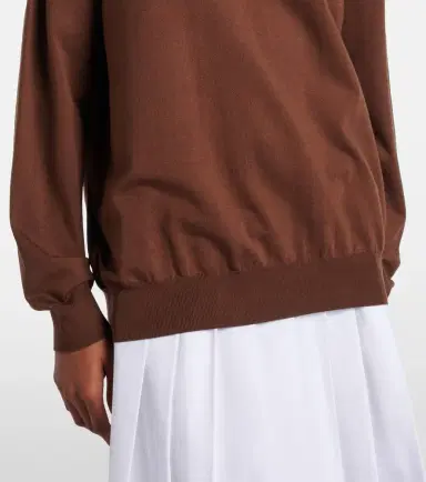 Prada Silk-blend polo sweater | Thumbnail 5 Prada Silk-blend polo sweater | Thumbnail 5