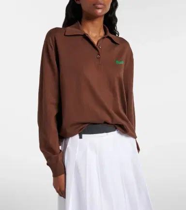 Prada Silk-blend polo sweater | Thumbnail 6 Prada Silk-blend polo sweater | Thumbnail 6