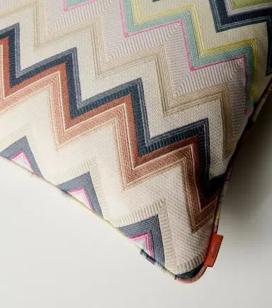 Missoni Agadir Zigzag cotton-blend cushion | Thumbnail 4