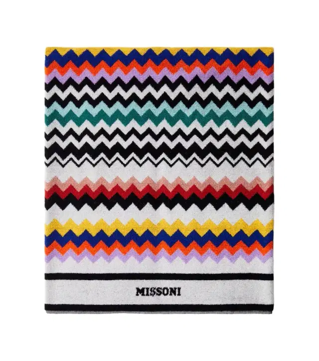 Missoni Best Zigzag cotton terry beach towel