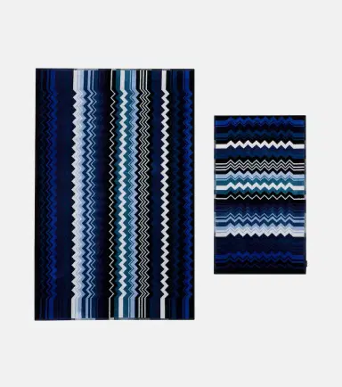 Missoni Giacomo set of 2 cotton terry towels | Thumbnail 5