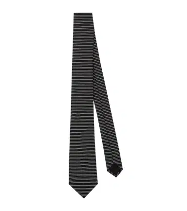 Giorgio Armani Striped silk tie | Thumbnail 1 Giorgio Armani Striped silk tie | Thumbnail 1