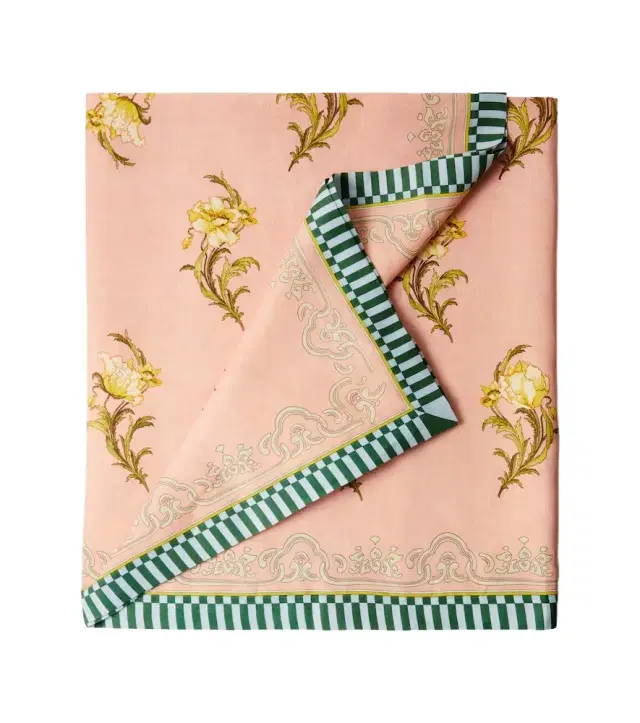 La DoubleJ Nymph Bloom Large linen tablecloth