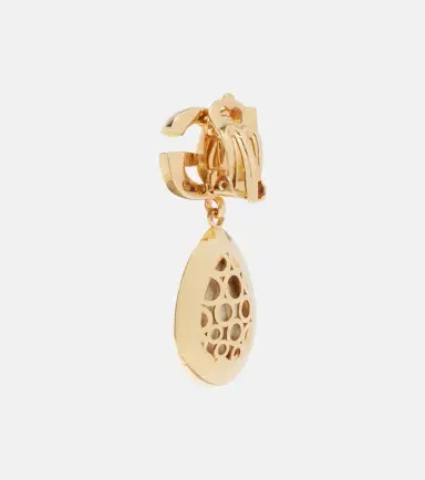 Dolce & Gabbana DG crystal-embellished clip-on earrings | Thumbnail 3