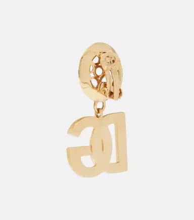 Dolce & Gabbana DG embellished clip-on earrings | Thumbnail 2
