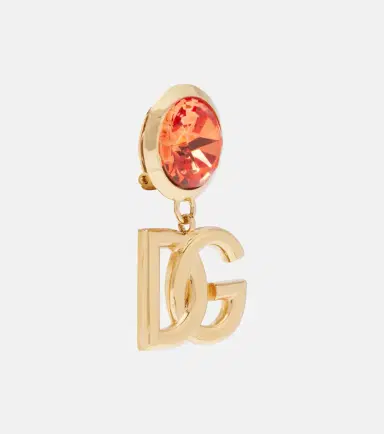 Dolce & Gabbana DG embellished clip-on earrings | Thumbnail 3