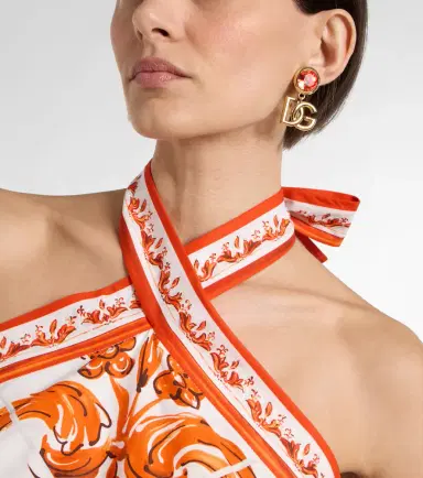 Dolce & Gabbana DG embellished clip-on earrings | Thumbnail 6