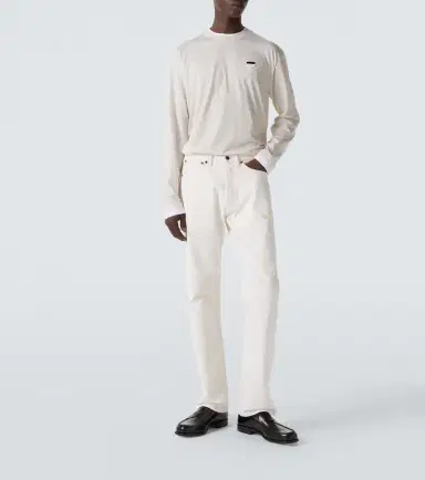 Prada Layered cotton jersey T-shirt | Thumbnail 2