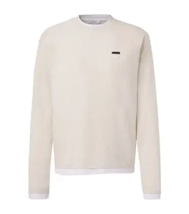 Prada Layered cotton jersey T-shirt | Thumbnail 1