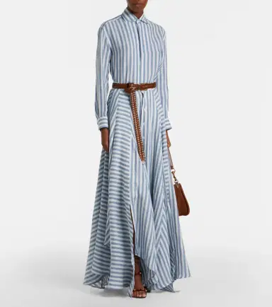 Ralph Lauren Collection Capri striped linen shirt | Thumbnail 2 Ralph Lauren Collection Capri striped linen shirt | Thumbnail 2