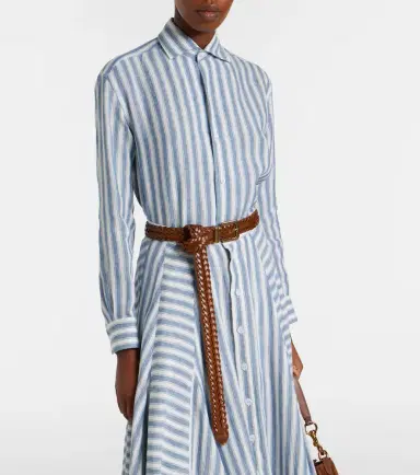 Ralph Lauren Collection Capri striped linen shirt | Thumbnail 5 Ralph Lauren Collection Capri striped linen shirt | Thumbnail 5