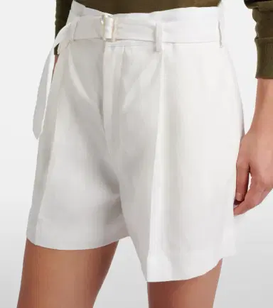 Ralph Lauren Collection Denise belted linen shorts | Thumbnail 5 Ralph Lauren Collection Denise belted linen shorts | Thumbnail 5