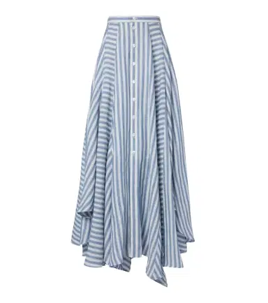 Ralph Lauren Collection Shamus striped linen maxi skirt | Thumbnail 1