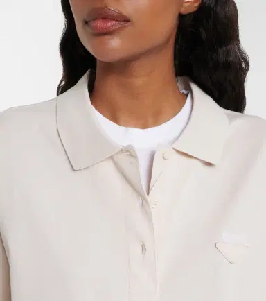 Prada Cotton piqué and jersey polo shirt | Thumbnail 2