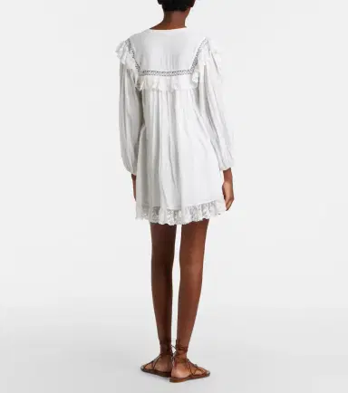 Rixo Inez embroidered cotton minidress | Thumbnail 4 Rixo Inez embroidered cotton minidress | Thumbnail 4