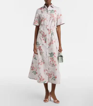 Erdem Floral cotton shirt dress | Thumbnail 3 Erdem Floral cotton shirt dress | Thumbnail 3