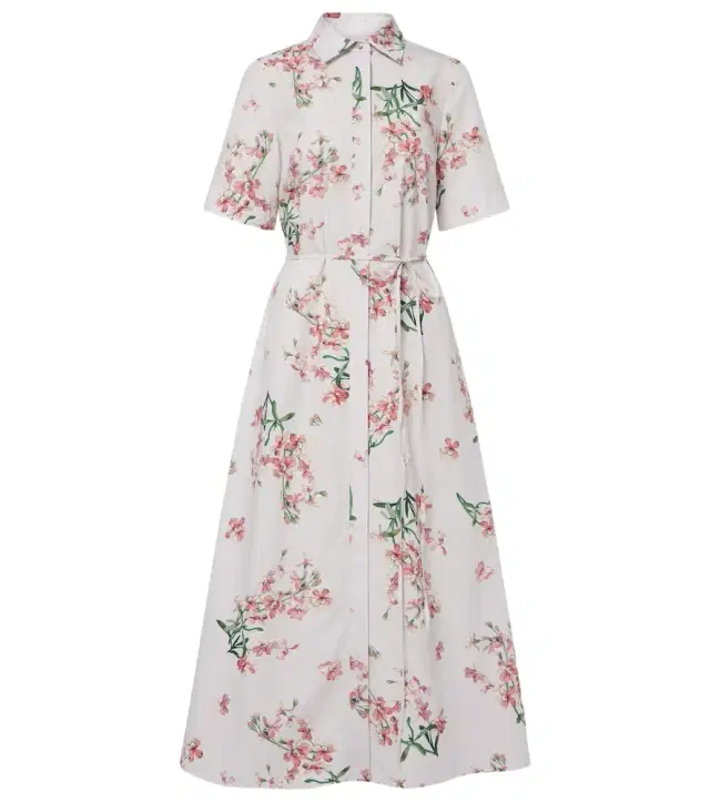 Erdem Floral cotton shirt dress