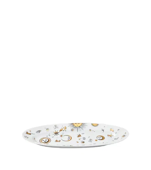 FORNASETTI Astronomici porcelain platter