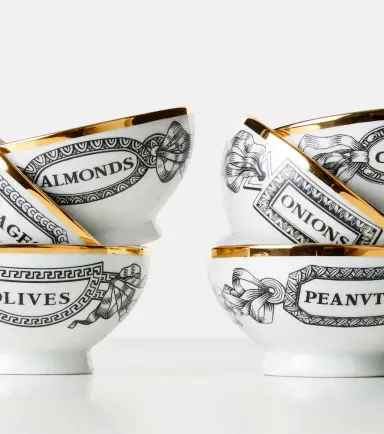 FORNASETTI Set of 6 porcelain bowls | Thumbnail 3