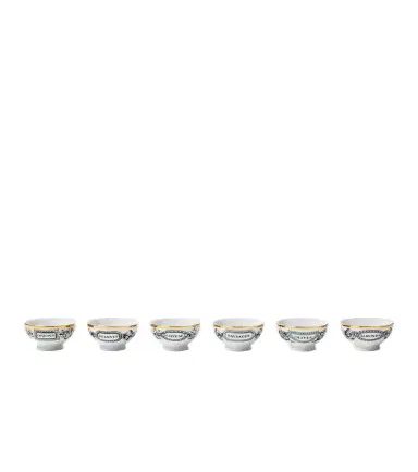 FORNASETTI Set of 6 porcelain bowls | Thumbnail 1