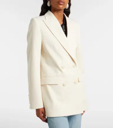 Nili Lotan Weston double-breasted virgin wool blazer | Thumbnail 4