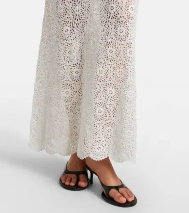 Nili Lotan Eddie crochet halterneck cotton maxi dress | Thumbnail 2