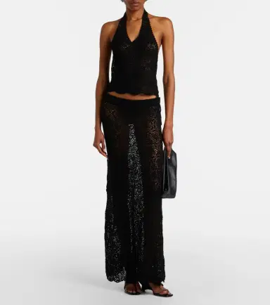 Nili Lotan Nika crochet cotton maxi skirt | Thumbnail 6