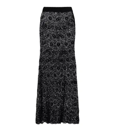 Nili Lotan Nika crochet cotton maxi skirt | Thumbnail 1
