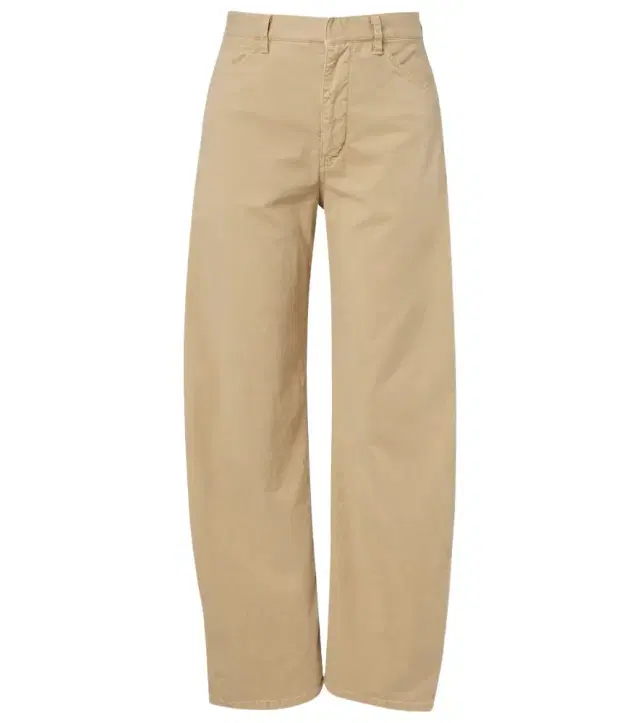 Nili Lotan Tribeca cotton twill barrel-leg pants