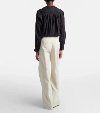 Nili Lotan Reed cotton wide-leg pants | Thumbnail 6 Nili Lotan Reed cotton wide-leg pants | Thumbnail 6