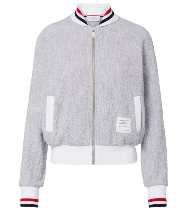 Cotton-blend bomber jacket