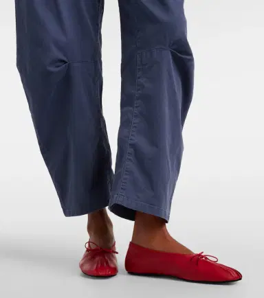 Nili Lotan Shon cotton barrel-leg pants | Thumbnail 3