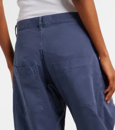Nili Lotan Shon cotton barrel-leg pants | Thumbnail 6