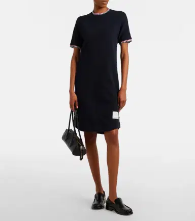 Thom Browne Dolman cotton T-shirt dress | Thumbnail 4 Thom Browne Dolman cotton T-shirt dress | Thumbnail 4