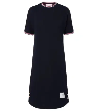 Thom Browne Dolman cotton T-shirt dress | Thumbnail 1 Thom Browne Dolman cotton T-shirt dress | Thumbnail 1
