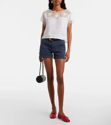 Nili Lotan Utility cotton shorts | Thumbnail 5