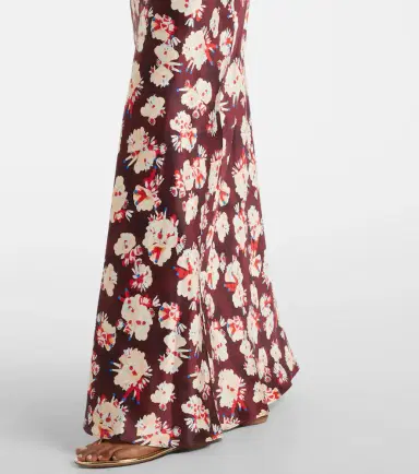 Rabanne Chain-detail floral silk maxi dress | Thumbnail 6 Rabanne Chain-detail floral silk maxi dress | Thumbnail 6