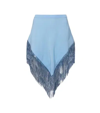 Rabanne Chainmail crêpe miniskirt | Thumbnail 1 Rabanne Chainmail crêpe miniskirt | Thumbnail 1