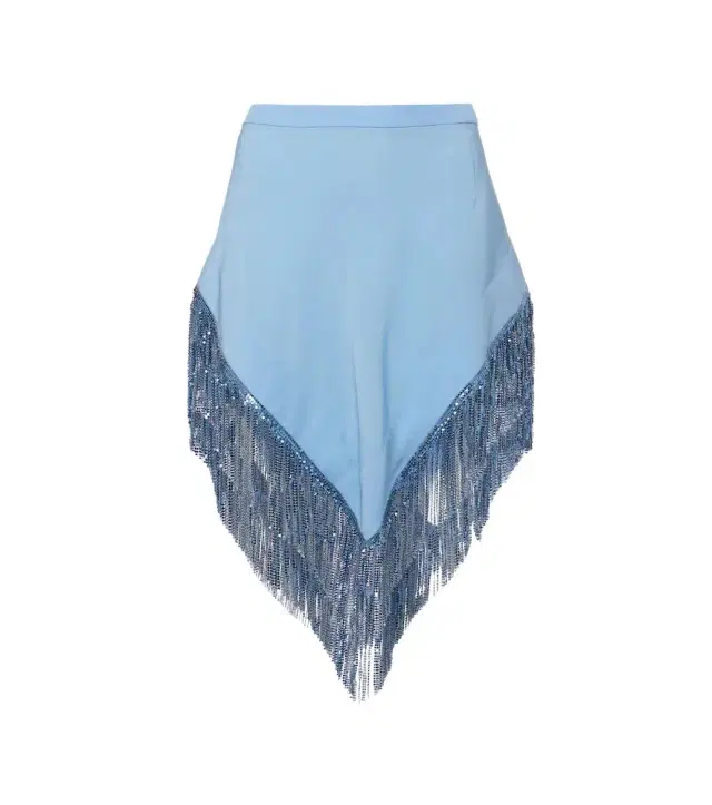 Rabanne Chainmail crêpe miniskirt