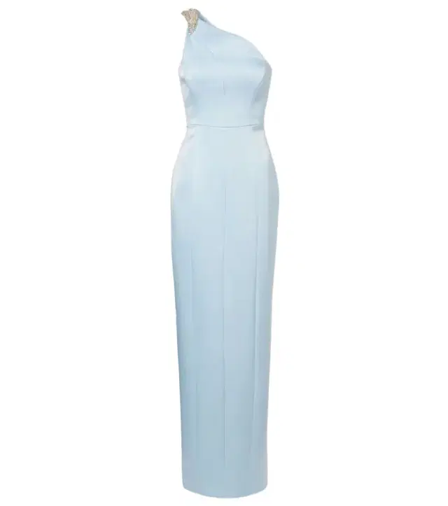 Rachel Gilbert Celestia embellished one-shoulder gown