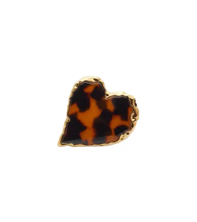 Oscar de la Renta Heart embellished ring