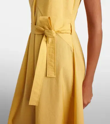 Brunello Cucinelli Belted cotton-blend maxi dress | Thumbnail 2 Brunello Cucinelli Belted cotton-blend maxi dress | Thumbnail 2