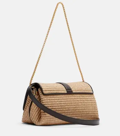 Ferragamo Mia Small raffia shoulder bag | Thumbnail 2