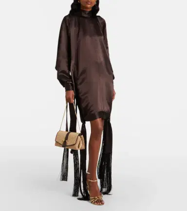 Ferragamo Mia Small raffia shoulder bag | Thumbnail 6