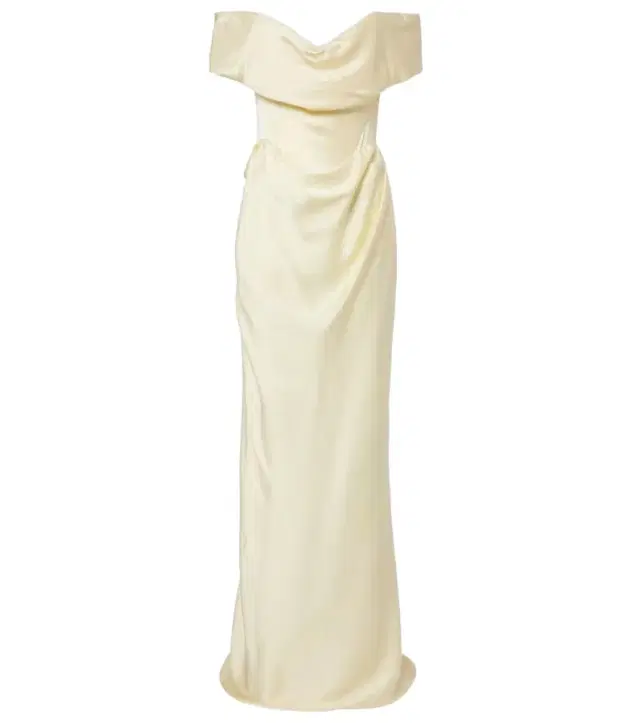 Vivienne Westwood Nova Cocotte draped satin bustier gown