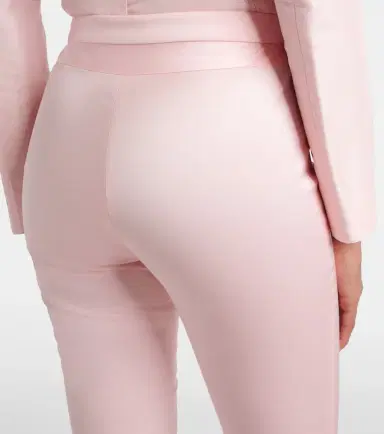 Gucci Silk-blend faille leggings | Thumbnail 3